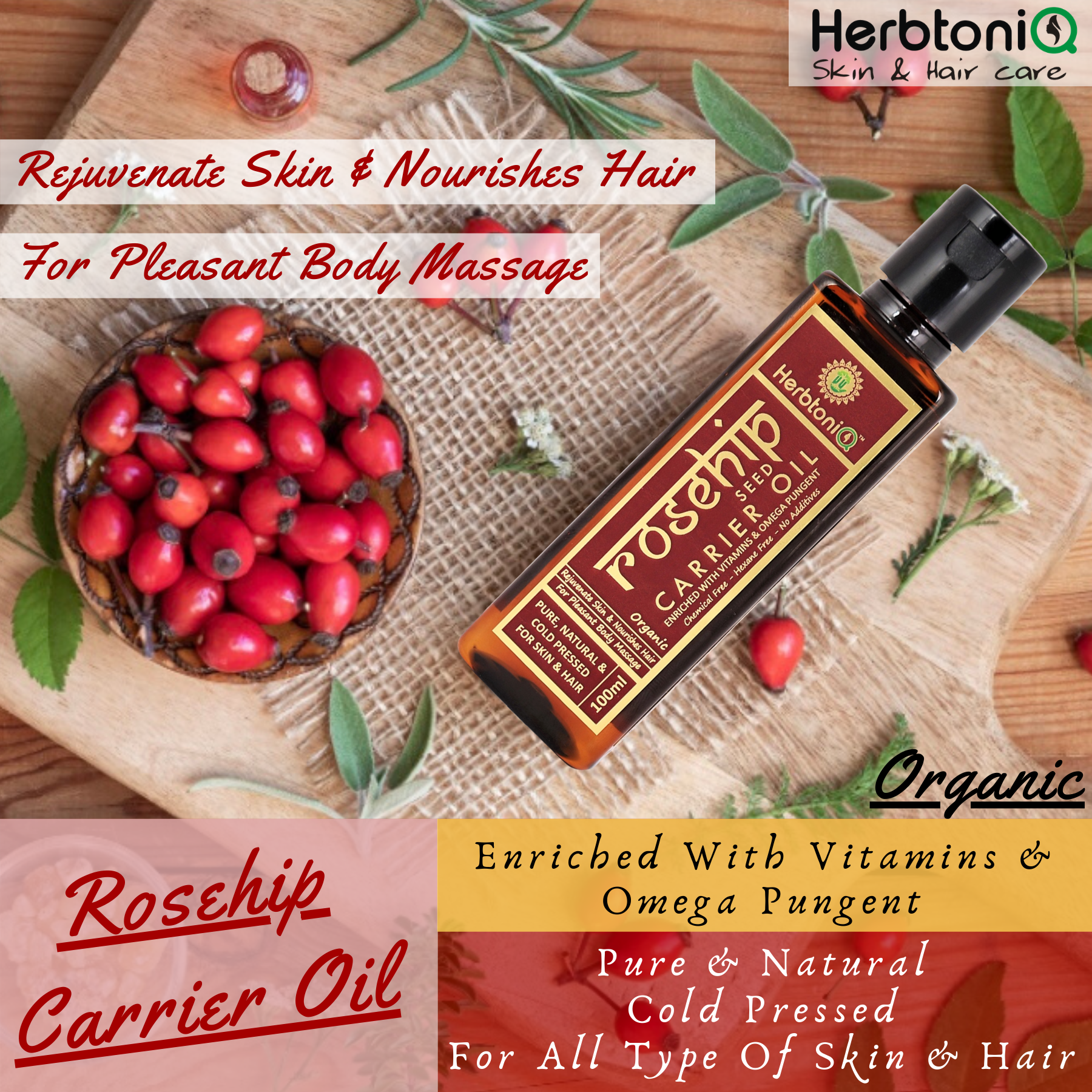 Rosehip Carrier Oil-3