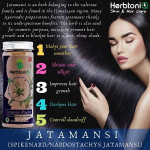 HerbtoniQ 100% Natural Jatamansi, Hibiscus, Baheda and Manjistha Powder for Dandruff, Frizzy Hair, Damaged Hair, Intensive Hair Care Pack (600 Gram)