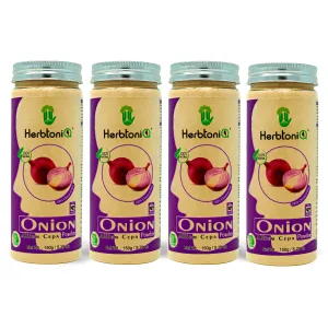 HerbtoniQ 100% Natural Onion Powder For Dandruff, Hair-Fall, Hair Care regimens, Hair Treatment Pack 600gm(Pack of 4)