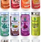 HerbtoniQ Combo of 12 Natural Sandalwood, Rose, Orange, Lemon Peel, Mint, Potato, Beetroot, Green Clay, Wild Turmeric, Bentonite Clay, Dead Sea Mud, Chocolate Clay Powder for Making DIY Spa Mud Mask for Face/Facial, Hair & Body (1975 Gram)