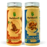 HerbtoniQ 100% Natural Mulethi and Harad Powder for Making DIY Mask for Face/Facial, Hair & Body (300 Gram)