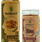 HerbtoniQ 100% Natural Baheda and Katha Powder for Dandruff, Frizzy Hair, Damaged Hair, Intensive Hair Care Pack (300 Gram)