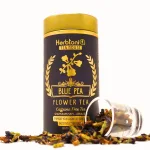 HerbtoniQ Tea House - All-Natural, Vegan, GMO-Free Shankhapushpi - Aparajita Blue Pea Flower Tea | Boost Cognitive Function, Support Digestive Health, and Encourage Radiant Skin | Perfect for Hot and Iced Beverages 30g (100 Cups)