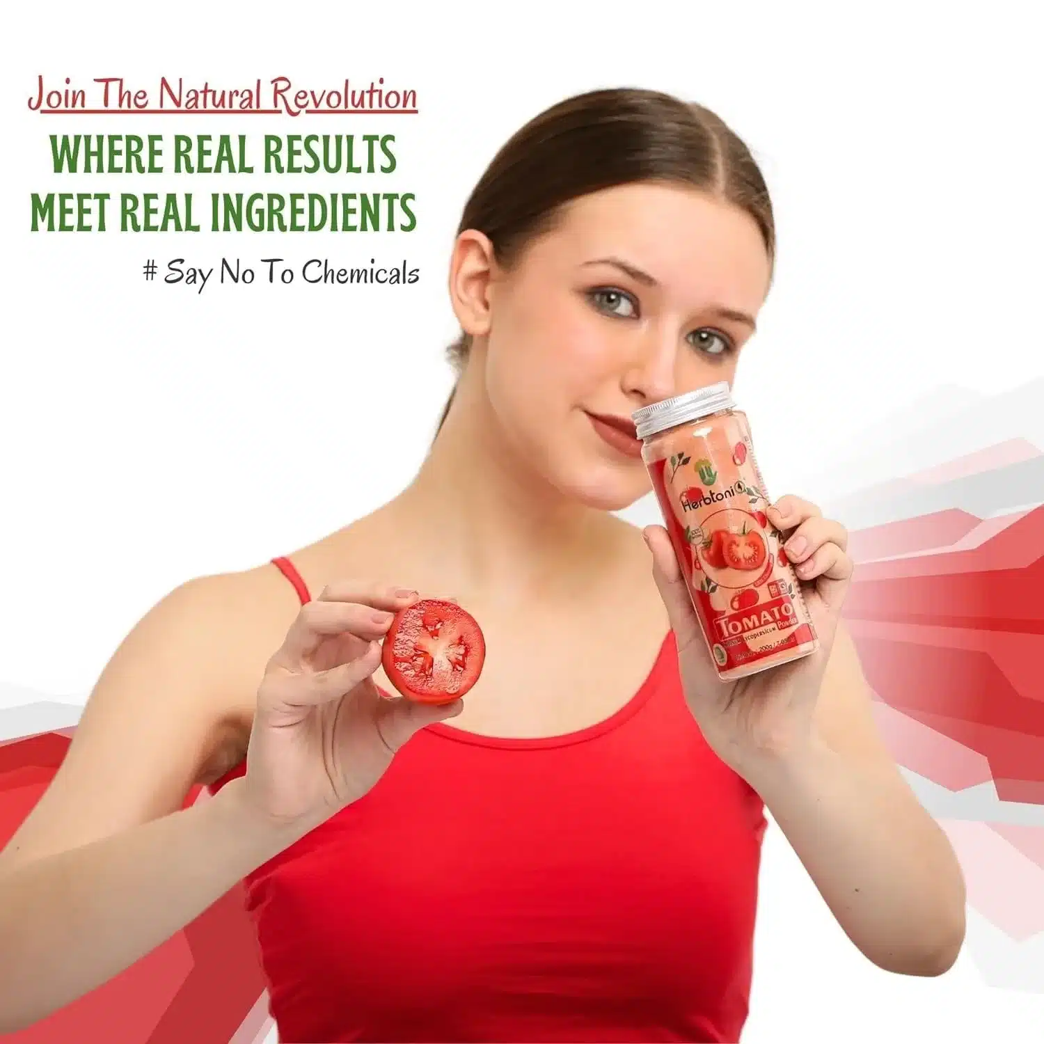 Tomato Powder Bottle Tomato Face Pack Powder